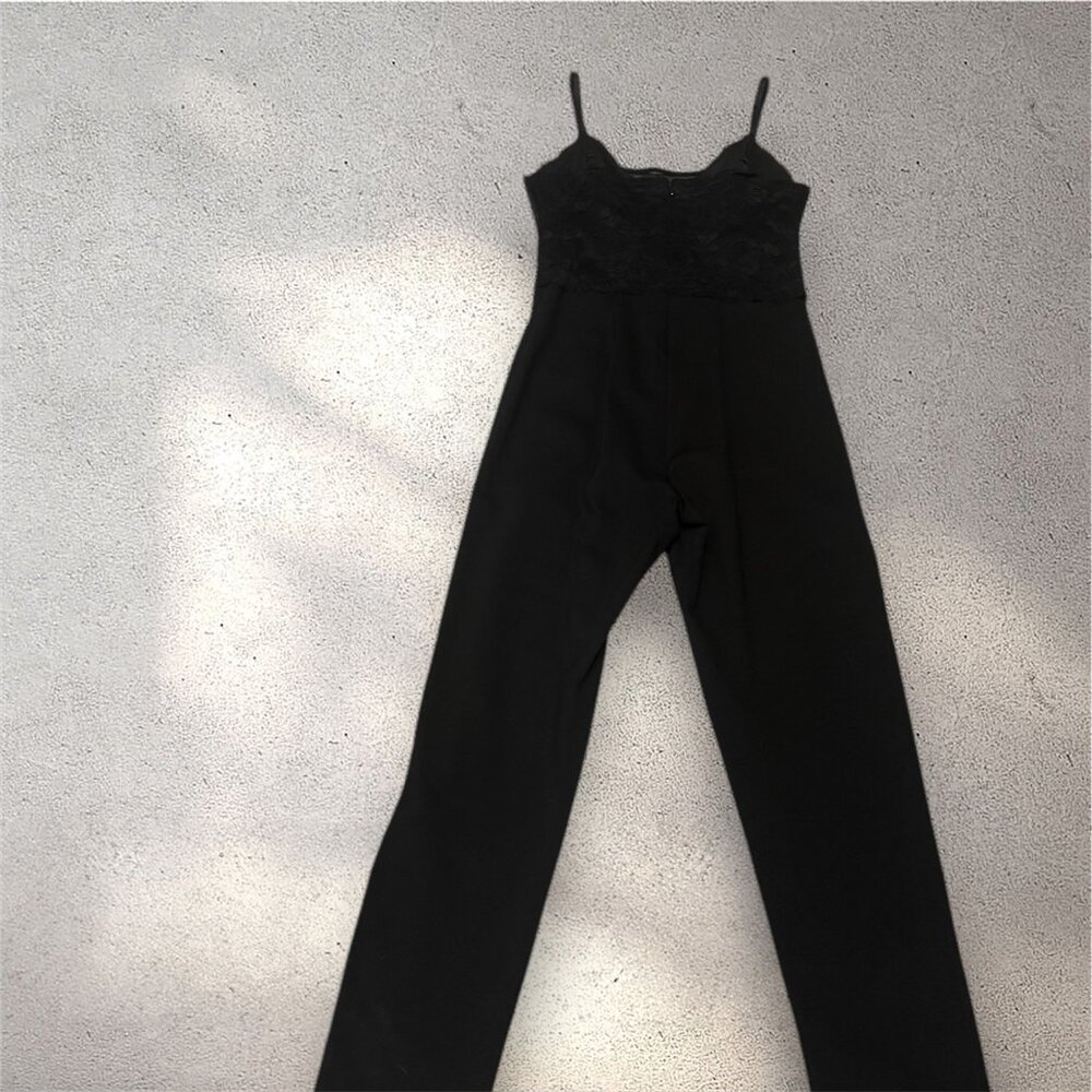 Black Lace Pant Jumpsuit – Size S NWOT - Picture 6 of 6